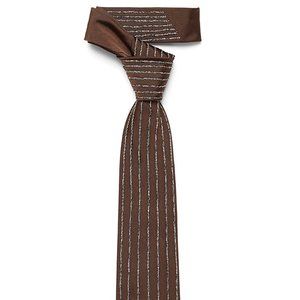 Jupe by Jackie Brown Stripe  Silk Tie